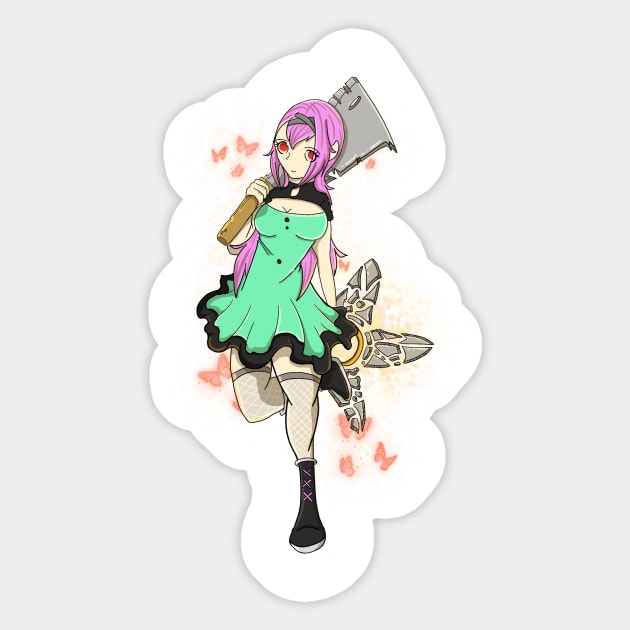 anime killer Sticker by Make_them_rawr